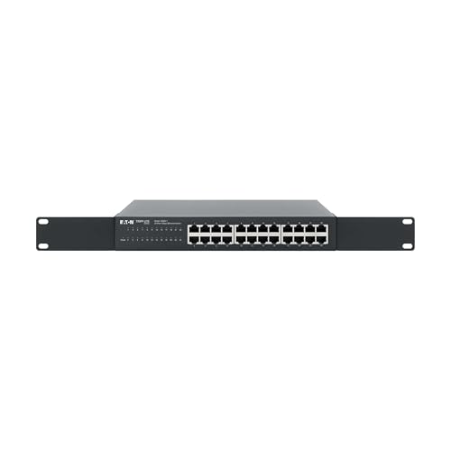 Image of Eaton Tripp Lite Series 24 Port Switch Unmanaged Gigabit Ethernet, Metal Enclosure, Plug-and-Play, Ethernet Splitter, Auto-Negotiable, Desktop and 1U Rack Mount Switch, 3-Year Warranty (NG24-1)