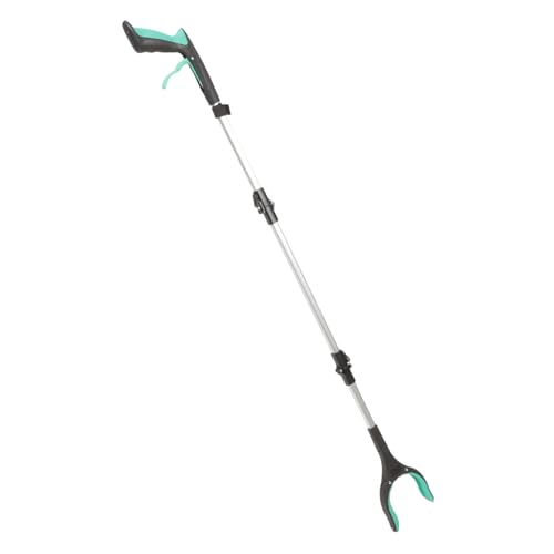 HEMOTON Strumento Di Sollevamento in Lega Di Alluminio e Pp Pinza Raccoglitrice Pieghevole Per Raccolta Di Rifiuti Clip Per Rifiuti Durevole e Riutilizzabile Per Oggetti Caduti Ripiani