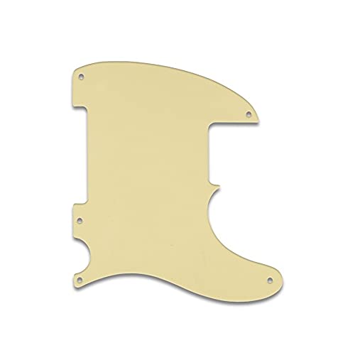 WD MUSIC �e���L���X�^�[ �G�X�N���C���[�p �s�b�N�K�[�h FENDER TELECASTER ESQUIER CREAM 1PLY