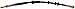 Dorman H621413 Brake Hydraulic Hose Compatible with Select Audi/Porsche Models