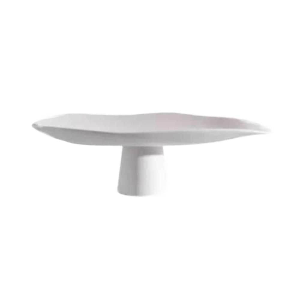 XUJUAN-0227 Fruit Bowls Ceramic Fruit Bowl, High Legged Base, Large Capacity Plate, Used for Home Decoration, Center of Dining Table and Countertop