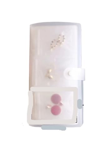 Organizador de joyas portátil en PVC transparente ideal para tus viajes
