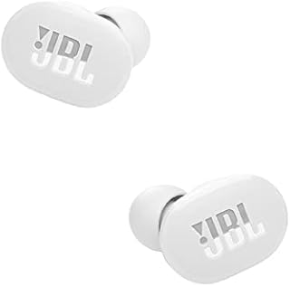 JBL Tune 130NC TWS In-Ear Headphones - True Wireless Bluetooth headphones in charging case with Active Noise Cancelling and up to 40 hours battery life, in white