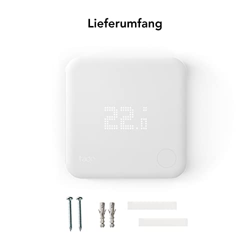 tado° Funk-Temperatursensor - Wifi Zusatzprodukt für smarte Heizkörperthermostate - digitale Raumtemperaturmessung für optimale Heizkörpersteuerung per App - einfache Installation - Heizkosten sparen