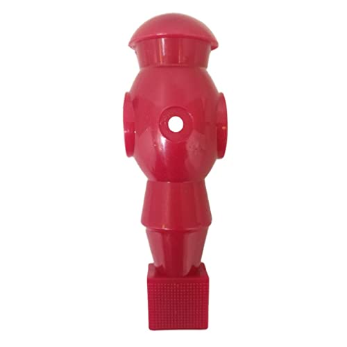 Milageto Standard 5/8 Inch Foosball Men Player Replacement for Table Soccer Parts, Red 1