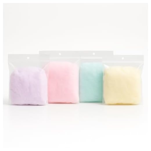 100 Clear Cotton Candy Bags