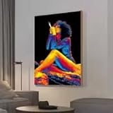 1.Décoration d'intérieur style；Les images sur toile sont un moyen simple et merveilleux de créer des espaces de vie.Un éclat soyeux pour cette toile à couper le souffle,minimaliste nordique,stylée et élégante, add an elegant artistic atmosphere to your home wall decoration.
