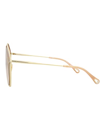 Chloé Round-Frame Metal Sunglasses3
