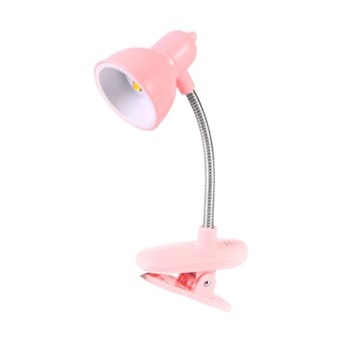 Lámpara de escritorio con clip de 35 g, luz de mesa creativa con abrazadera, luz nocturna portátil, lámpara de estudio para el cuidado de los ojos para el escritorio del hogar, mesita de noche, ideal