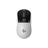 Logitech G PRO X2 SUPERSTRIKE, Mysz do gier bezprzewodowa, 8 tys. odpytywania, system wyzwalania indukcyjnego (HITS), czujnik HERO 2, 888 IPS, 5 ustawień szybkiego wyzwalania, USB-C, PC/Mac – biała