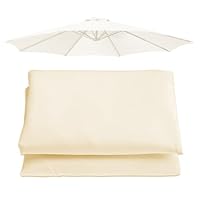 Produktbild von SDFGO 3m 8 Arme Sonnenschirmbezug, Ersatzbezug 300 Cm Durchmesser Und 8 Streben,Sonnenschirm
