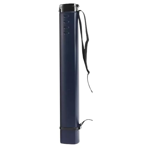 Poster Tube - 24 Inches Document Storage Tube, Blueprint Holder With Strap, Extendable Poster Storage | Telescoping Blueprint Ho