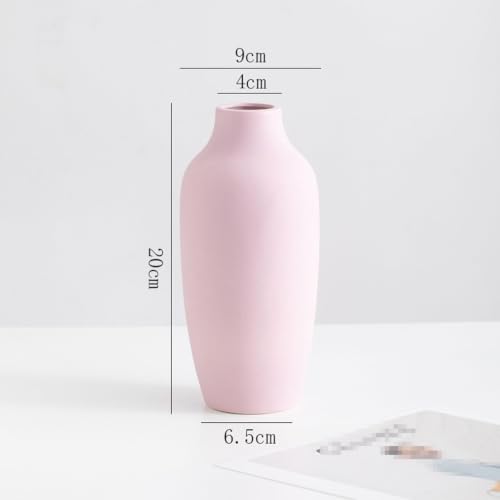 Vase violet en céramique design champêtre cadeau pour couples