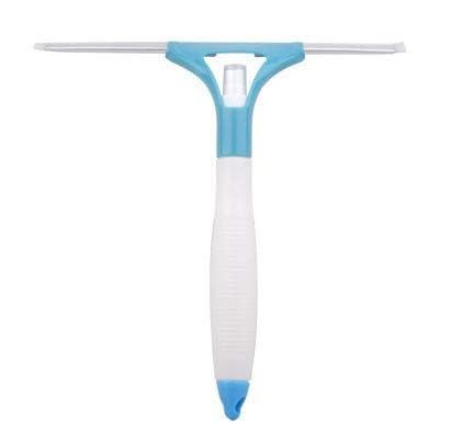 SuperoMart 3-in-1 Spray Glass Wiper for Home & Car - Multi-Functional Window Cleaner with Built-in Watering Can & TPR Scrubber, Easy Squeegee for Bathroom Mirrors, Tiles & Office Glass (White)-image-25