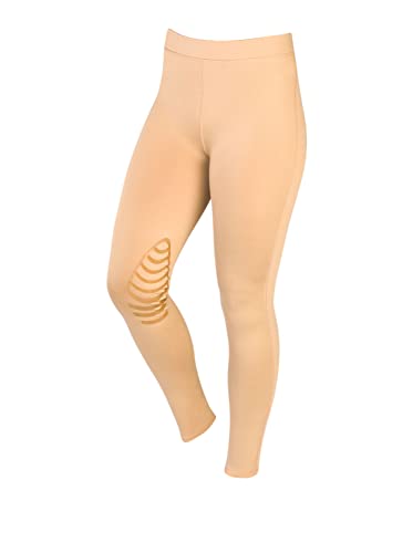 Saxon Ladies Essential Riding Tights 30 Beige