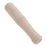 LOORGVEL Holzschnitzhammer aus Buchenholz mit Rundem Kopf Kleiner Holzhammer für Präzises Schnitzen Stanzen und Holzbearbeitung Robuster Massivholzgriff Vielseitiges Bastel