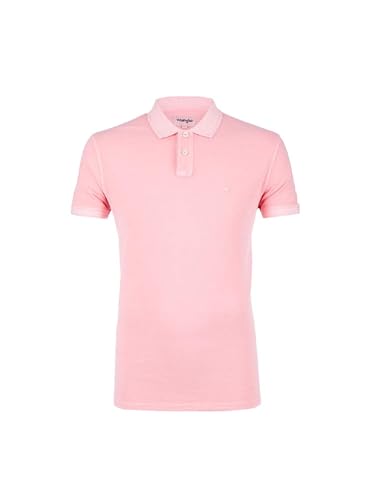 Polo Man Wrangler W7C15K Rose XXL pour homme en coton confortable