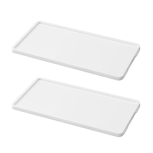 Image of BROVIEW 2 Packs lids for V80 75Gal Storage Bins, White