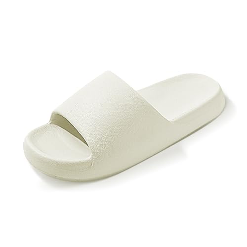 Image of Jerzmy Comfy Slides for Women Men | Extra Soft Pillow House Slippers Pool Shower Shoes | Non Slip Cloud Sandals for Summer Indoor Outdoor Beach
