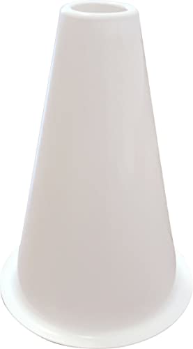 10 Hütchen Kegel Pylonen Lauf Training Hütchen Fußballtraining ? Höhe: 22,5 cm Weiß Cover