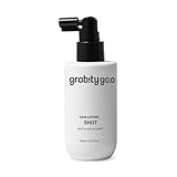 grabityg0.0 Hair Lifting Shot - Hair Thickening Spray, Vegan Root Lifter and Heat Protectant for Fine and Thinning Hair with Biotin and Salicylic Acid, Up to 48H Long-Lasting Volume, 5.07 fl.oz.