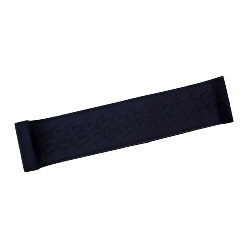 Image of Leather 25CM Universal Fit Car Steering Wheel Cover, Elastic Breathable and Odorless (Black-4)