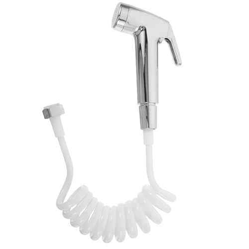 Yardenfun Rociador de Ducha de Mano para Baño Autocaravana con Manguera de Resorte Flexible Cabezal Antisalpicaduras de Conexión Rápida Kit Completo para Limpieza Multifuncional Rv