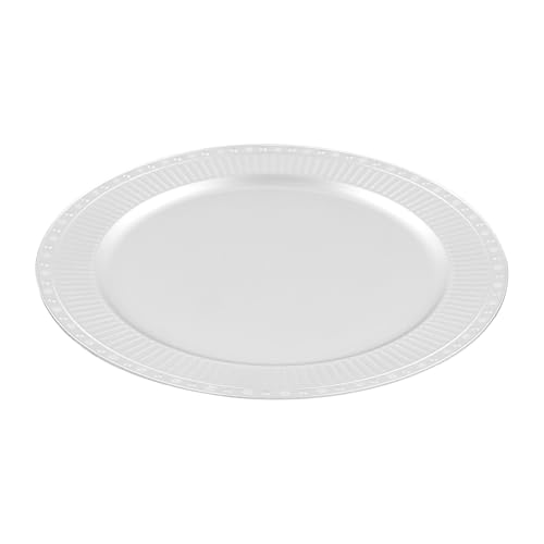 Set 100 Platos Decorativos Dorados 13 Pulgadas Plástico miniatura 1