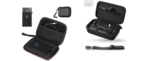 ProCase Hard Travel Case for Samsung T7 Portable SSD Bundle with Carrying Case for DJI Osmo Pocket 4/3 Creator Set/Xtra Muse