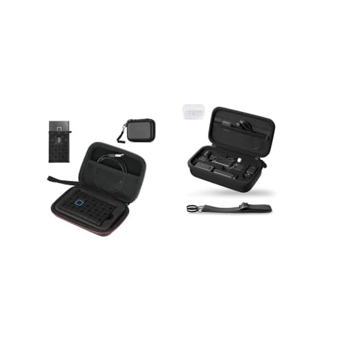 ProCase Hard Travel Case for Samsung T7 Portable SSD Bundle with Carrying Case for DJI Osmo Pocket 4/3 Creator Set/Xtra Muse