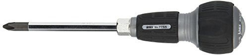 アネックス ドライバー 差替式 叩ける電工 +2x135 マグネット付 No.7755-P2