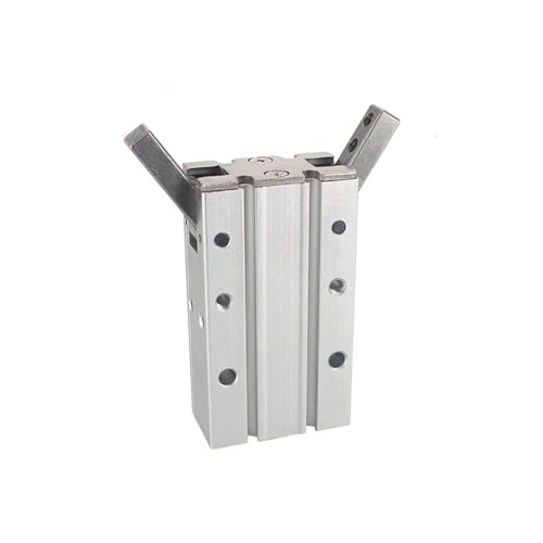 Cilindro neumático MHZ2 de doble efecto con pinza tipo abrazadera de aluminio 2