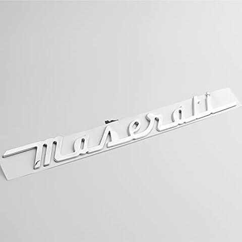 ADDG 1PC Car Trunk Sticker Rear Badge Emblem ABS Sticker car accessories For Maserati Ghibli Levante Quattroporte Grecale Granturismo GranCabrio MC20 Cover