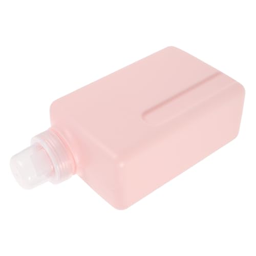 HEANUJJ Bottiglia Erogatrice Quadrata 1000 Ml in PE Resistente Distributore di Sapone per Bucato Chiusura Ermetica Contenitore Ricaricabile Multifunzionale per Detergenti e Lozioni
