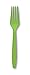 Creative Converting Touch of Color Premium 50 Count Plastic Forks, Fresh Lime
