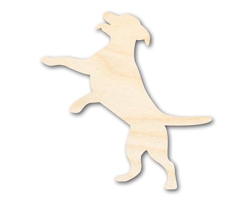 Unfinished Wood Dog Silhouette DIY Craft Cutout 6" to 46