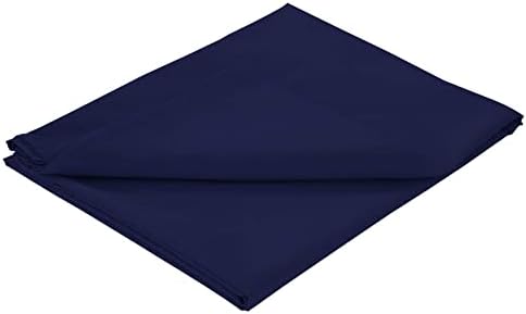 Olivia Rocco Flat Sheets, Easy Care Polycotton Full Bed Sheet, Single Teal