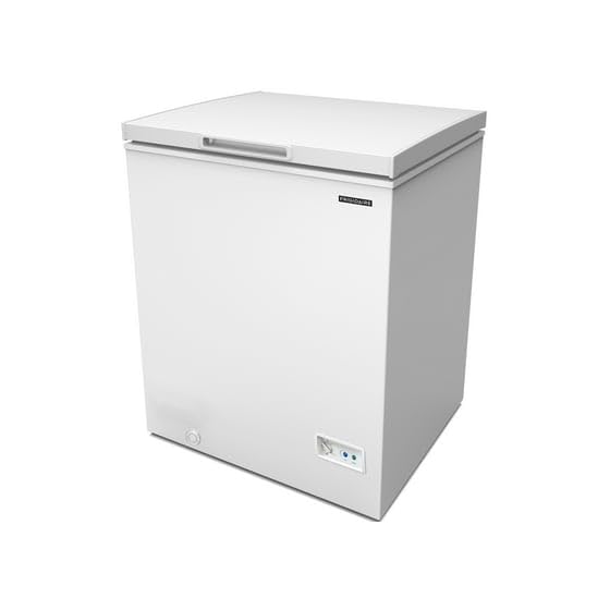 5.0 Cu. Ft. Chest Freezer With External Temperature Control & Removable Basket – Manual Defrost, White on Fridge.com - View 3