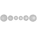 Jungle Care Closed Dome Set 6mm/9mm/12mm (3 Pairs) Comfortable PSAP (Personal Sound Amplifiers Product) Ear Tips Invisible, Perfect for Open Air (Open fit), Except for RIC