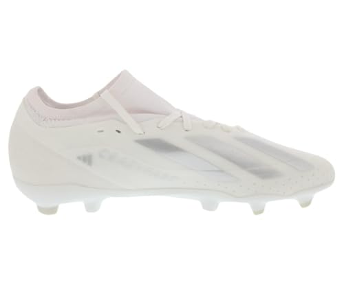 Image of adidas X Crazyfast League Unisex Shoes Size 6, Color: White /Silver-White