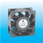 Delta FFB0824SHE-F00 DC Fans 80x80x38mm 24V DC 8.16W, 68.5CFM 48.5dB, Tach