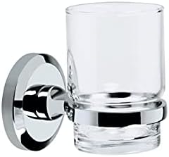 Bristan SO SOAP C Solo Wall Mounted Frosted Glass Soap Dispenser - Chrome Plated