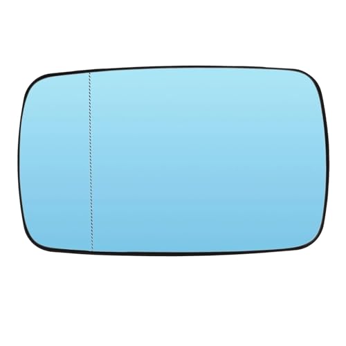 Verre rétroviseur chauffant bleu gauche pour BMW Série 3 E46 et Série 5 E39