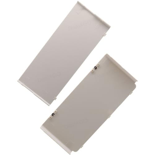 Image of Deal4GO Front & Back Housing Shell Casing Replacement for Nintendo New 3DS Console Top & Bottom Cover Plates - White