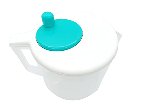 Secador De Saladas E Verduras Manual Com Dosador - 2500 Ml (Azul)