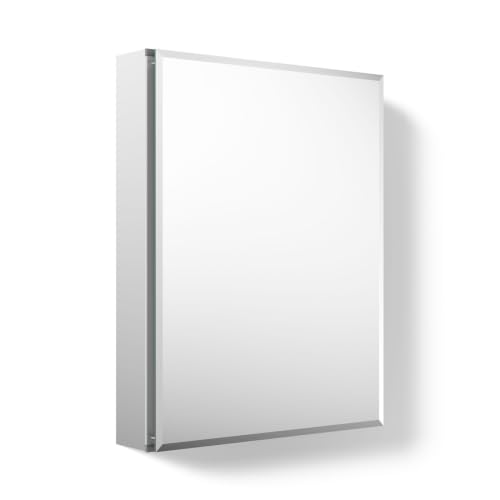 Kohler Frameless Bathroom Mirror Medicine Cabinet, 20 in x 26 in