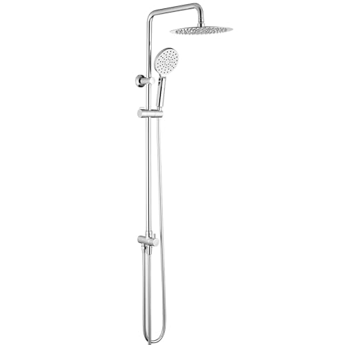 GRIFEMA G7005 Shower Riser Rail Mixer Set with Rainfall Head