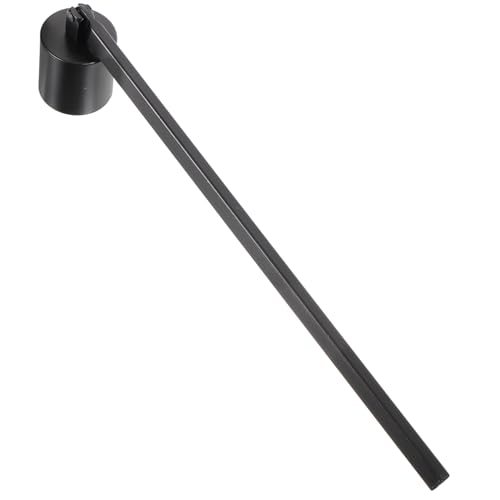 RORPOIR Simple Design Candle Snuffer Tool Extinguisher for Lightweight and Polished Finish for Home Weddings and Parties Black