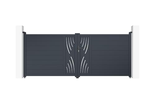 Casanoov Portail battant motorisé 3,5m VELETA H.140cm + Motorisation RANGER