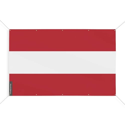 Drapeau Autriche 160x240 cm anti-déchirure avec ses 10 oeillets